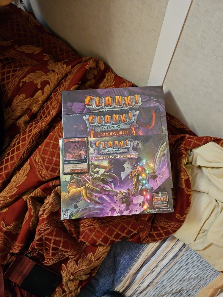 They R Brand New Still In The Box Never Been Opened All The Main Game And The 2 Add Ons And The Deck Of Playing Cards 