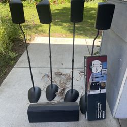 Klipsch Speakers With Adjustable Stands 