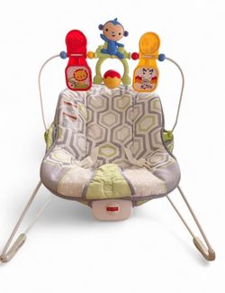 Fisher price baby bouncer with toy bar
