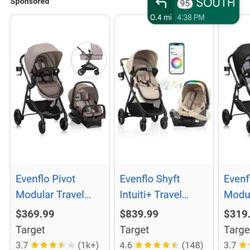 Even flo Pivot  Stroller  Today Only 80 Bucks 