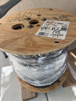 Electric Wire 8/3 500’ Romex  Stranded Black Red White and Ground  Bare Solid Copper