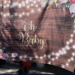 Baby shower Backdrop