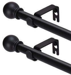 2 PACK of CURTAIN RODS