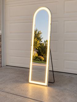 Arched Full-Length LED Mirror