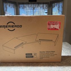 AMERIERGO Dual Monitor Stand-Brand New In Box