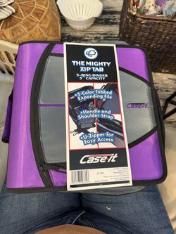 New Case It ‘The Mighty Zip Tab’ - 3-Ring Binder Zip Tab
