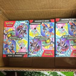  Pokémon Scarlet & Violet Journey Together 3  Booster Bundle sealed