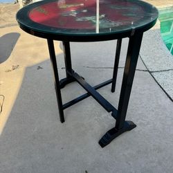 Chinese Lacquer Folding Table