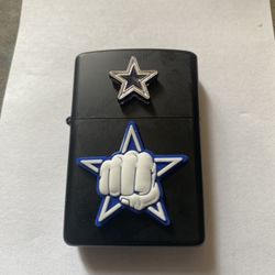 Dallas Cowboys fliptop lighter new without fuel