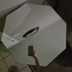 Mirrored Octogon Table