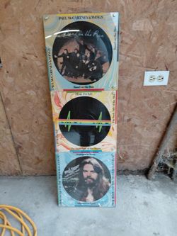 Vintage Picture Disc Vinyl Lot: Paul McCartney, Pink Floyd, Bob Seger