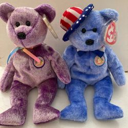 Mint Condition Two Beanie Babies of the Month , Founder and Dreamer
