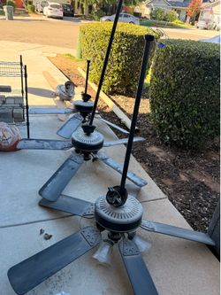 Working ceiling fans