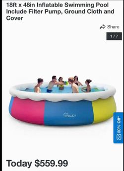 18ftx48in swimming pool Alberca Nueva