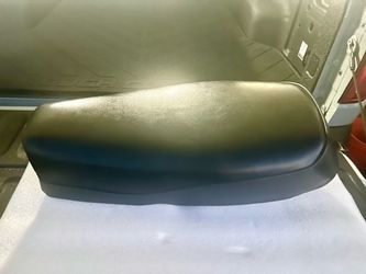 Black Motorcycle Seat