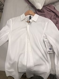 Lululemon dress shirt white size small (new)