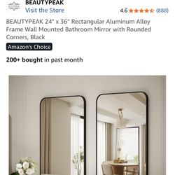 Bathroom Mirror $25 Each - Brand new 