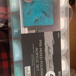 4 Piece Premixed Pouring Acrylic Set 