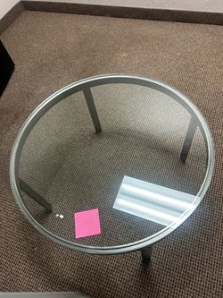 Medium size glass coffee table