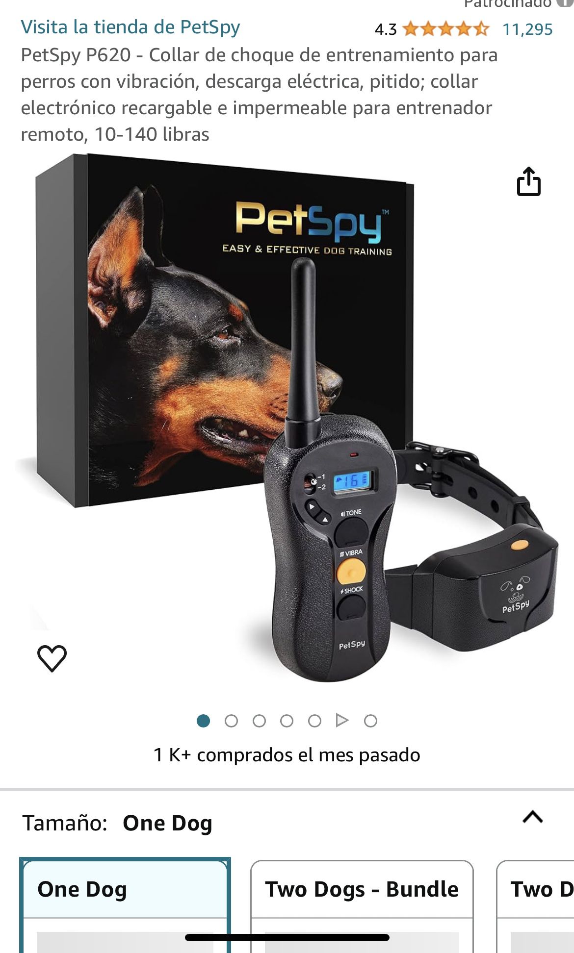 PETspy Dog Training Collar 