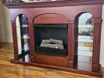 GEL FUEL CAN FIREPLACE TV STAND
