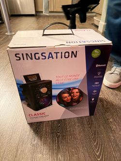 🎤 Singsation Karaoke Machine (Bluetooth + Mic Included) – Like New