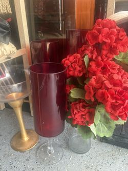 Red Candle Stands