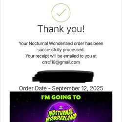 Nocturnal Wonderland Ga Saturday