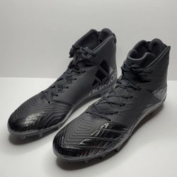 Adidas Freak X Carbon Mid Black Football Cleats BW0866 Men’s Size 17 and 18 NEW