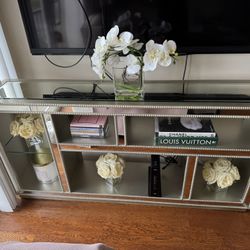 Console Table With Shelves 