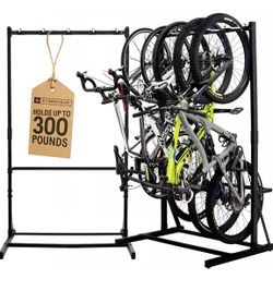 5 bike vertical stand