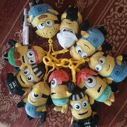 Minion Plush Keychains