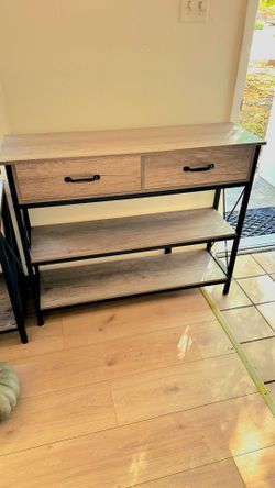 Minimalist Matching TV Stand & Shelf