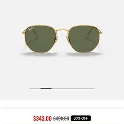 Hexagonal Flat Polarized RayBans