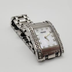 Fendi Orologi Watch w/ Diamonds