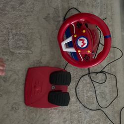 Mario Kart Steering Wheel And Pedals For Switch