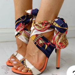 Lace-up High Heels/Sandals/Shoes