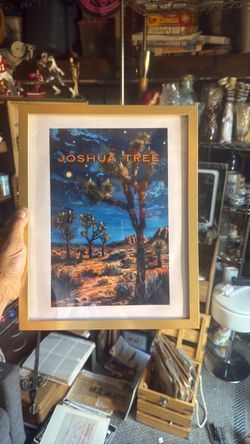 Framed Joshua Tree print