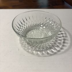 Vintage ARCOROC FRANCE Glass Serving Bowl  5” Candy Dish