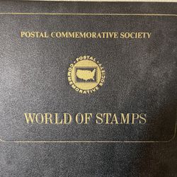 Postal Commemorative Society World of Stamps with 8 Panels Pages