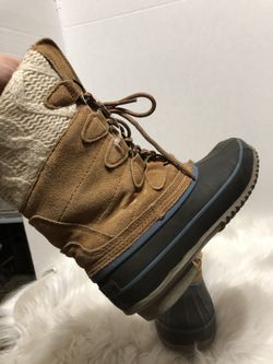 KHOMBU rain snow boots size 6