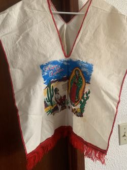 Vendo Sarape Para Niño De 8 A 9 Años De Eda  De La Virgen De Guadalupe 