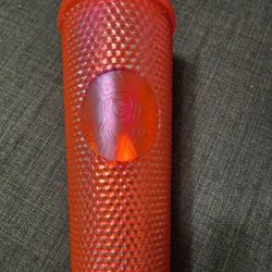 Starbucks Cup- US Hot Pink Studded