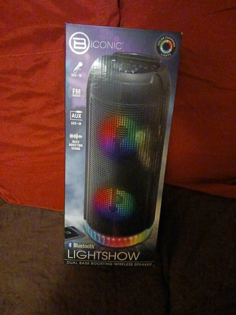 New Bluetooth Lightshow Wireless Speaker $50