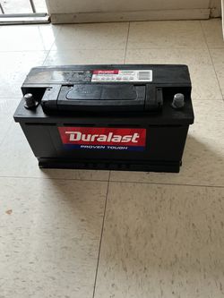Duralast car battery