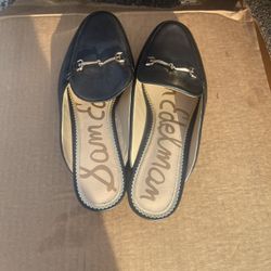 Sam Edelman Linnie Bit Mules - Size 8.5, Black Leather