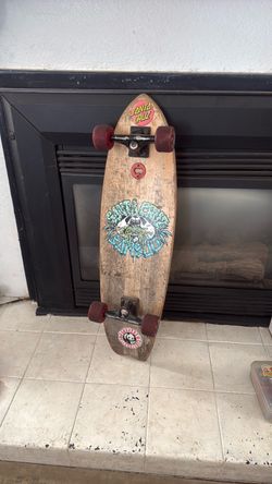 Santa Cruz longboard fish skateboard $20