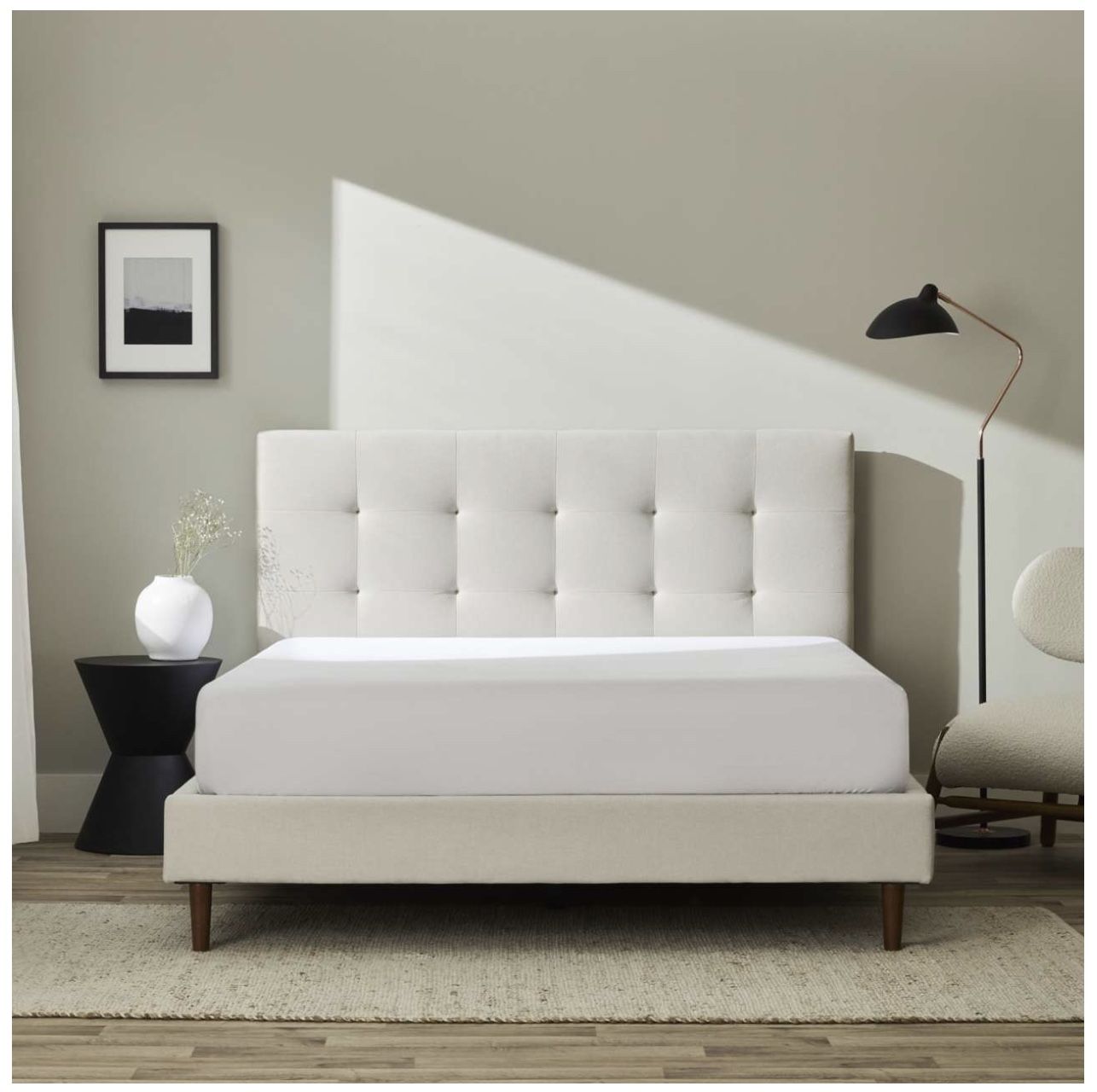 King Bed Frame And Organic King Mattress