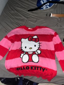 Hello Kitty Striped Knit Sweater