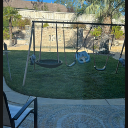10 feet swingset